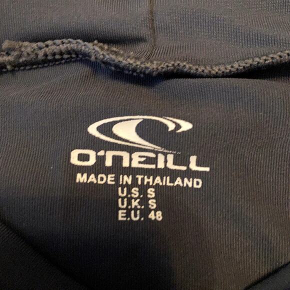 O'neill Thermo Rash Guard Shirt 50+ UV Block Short Sleeve Gray Small - Picture 5 of 8